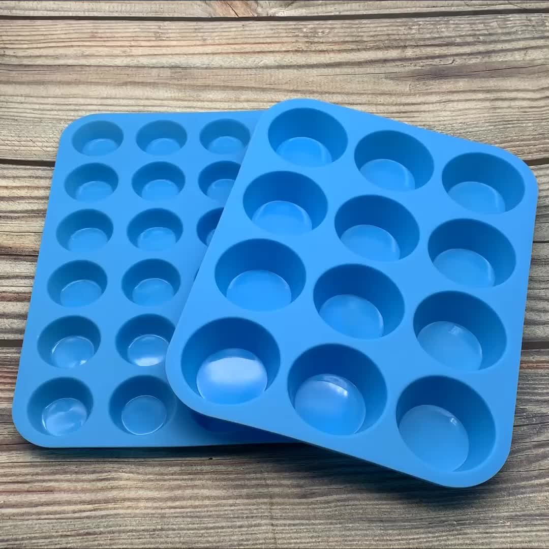 Premium Silicone Muffin Tin 100 Nontoxic Nonstick Bpa Free Bakeware
