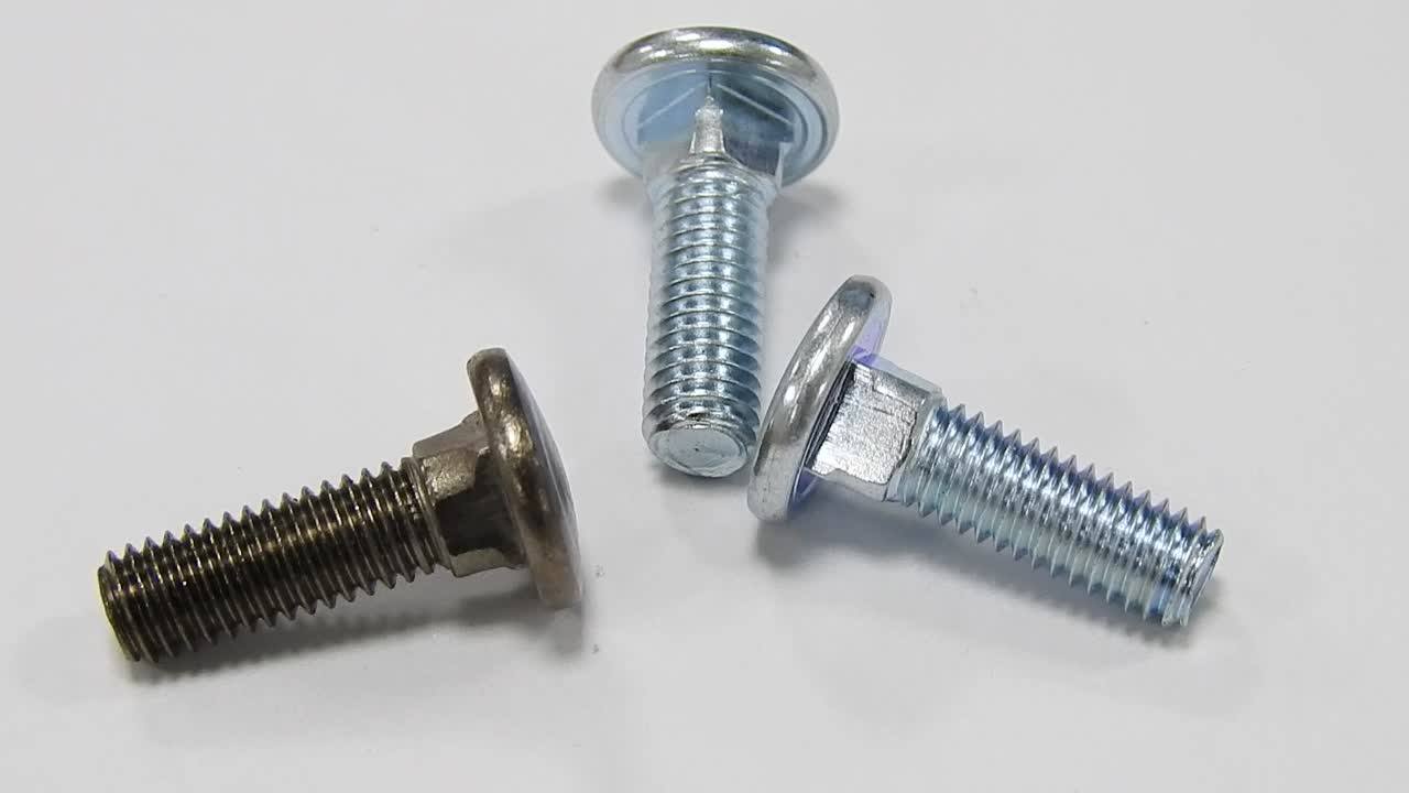 Electroplated Din 603 Steel Mushroom Head Square Neck Bolt And Nut Buy Mushroom Head Bolt,Din