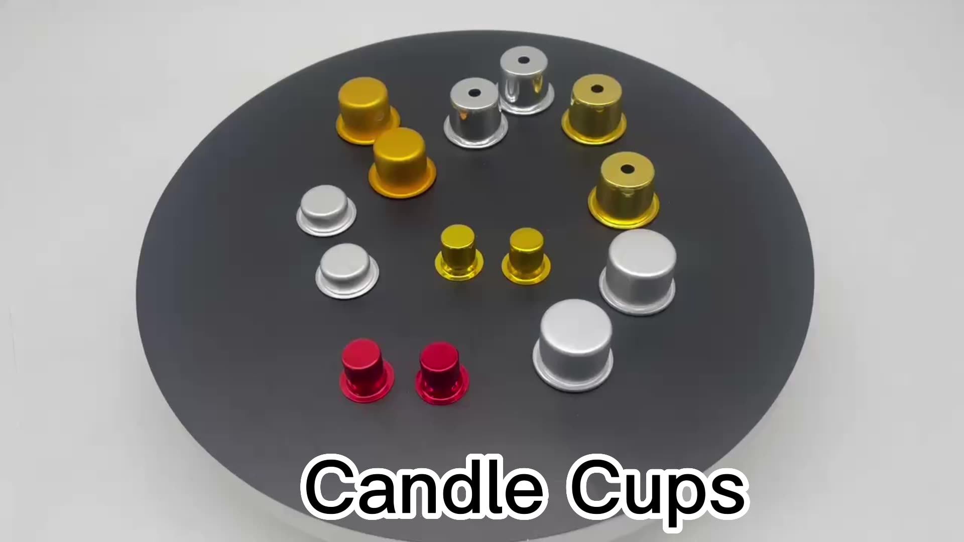 Metal Candle Cups Holders Candlestick Liners Inserts Holder Prevents