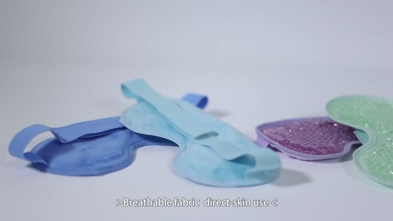 Pakcare Microwave Ice Cold Heat Hot Eyes Mask Blue Therapy Bead Gel