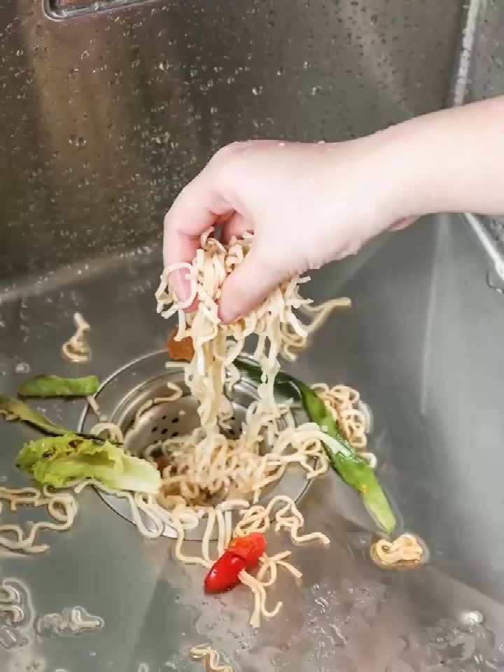 Фильтр для кухонной раковины сливной складной многоразовый всасывающий дуршлаг