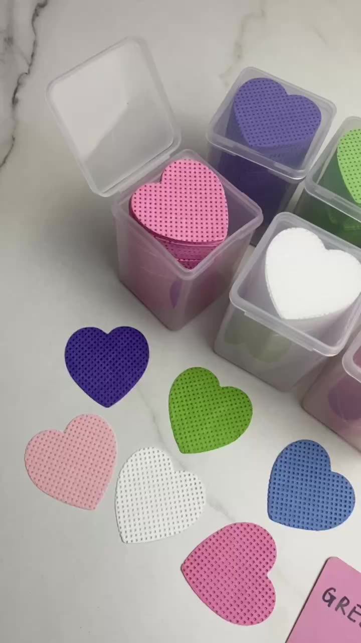 Greenkem 200pcs Box Lint Free Nail Polish Remover Pads Bulk Uv Gel Nail Remover Pad Cleaner