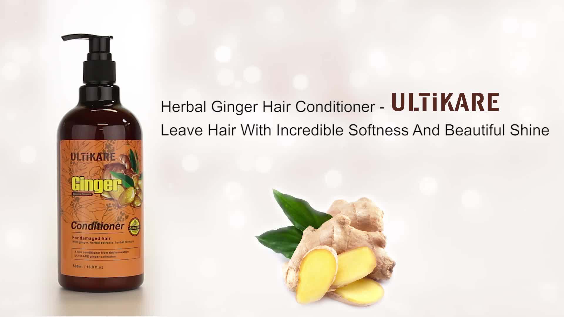 Oem Ginger Treatment High Quality Wholesale Hair Conditioner Smooth