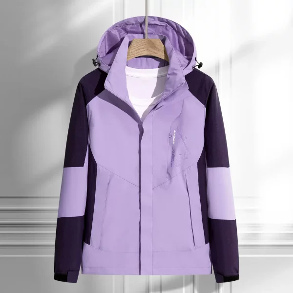Women's Jacket 2026 New Spring and Autumn Detachable Single Layer Windproof Waterproof Outdoor Hiking Jacket Short Sleeve Couple's Jacket