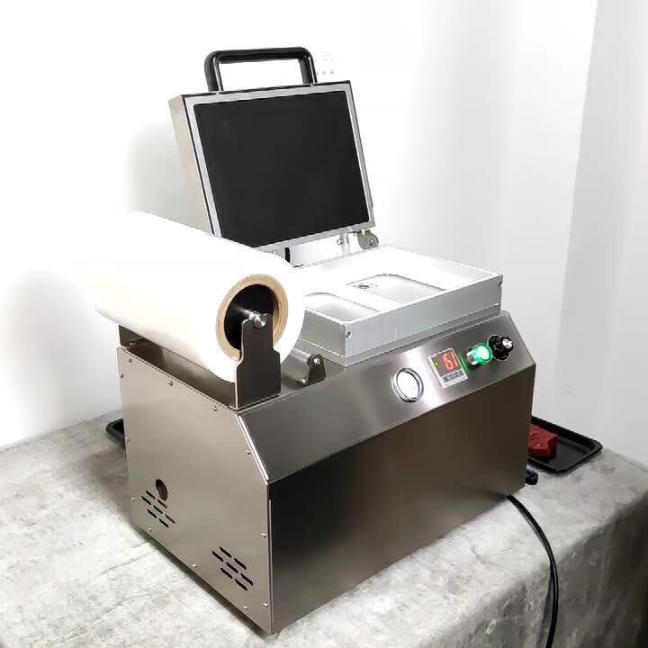 Good Quality Vacuum Skin Pack Machine Tray Vacuum Sealer For Cooked