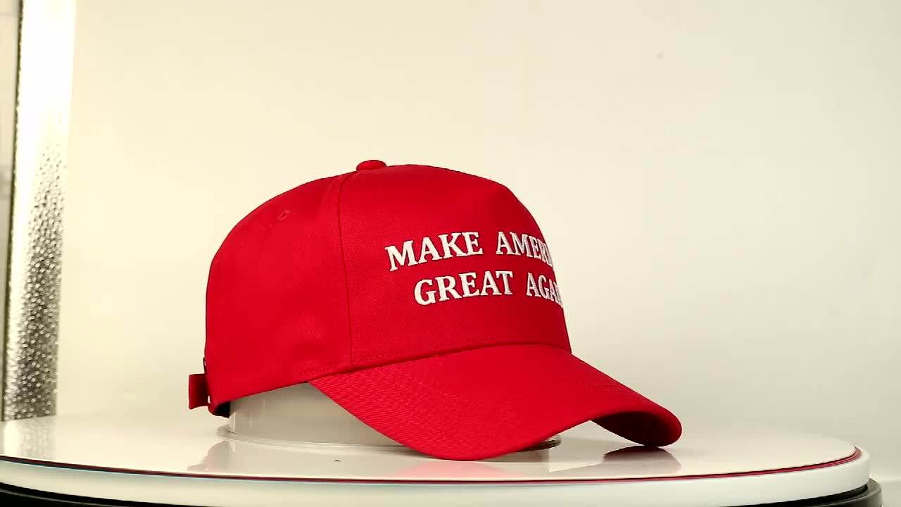 2020 Maga Hat Custom 5 Panel Donald Trump Vote Red Embroidery Camo Cap