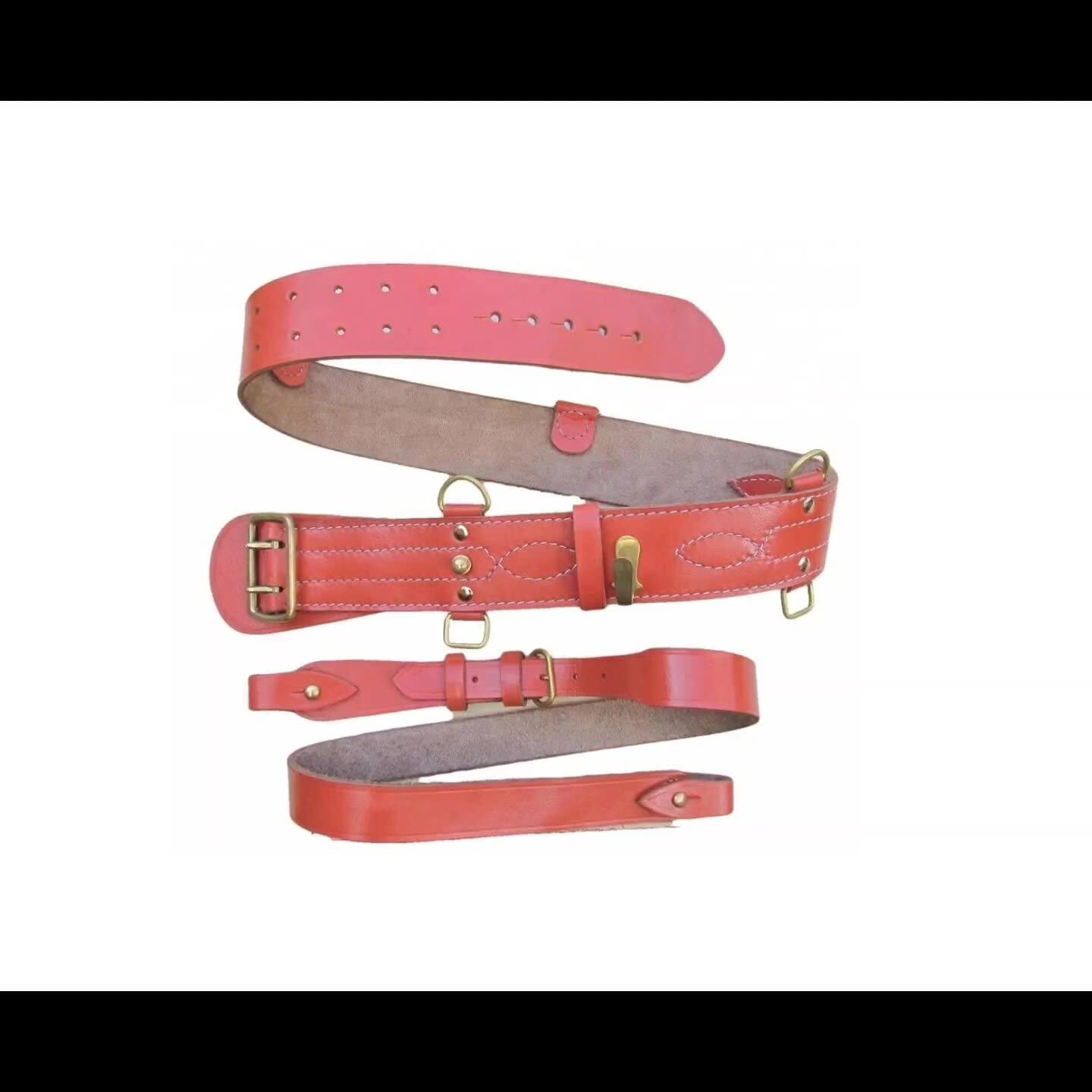 Sam Brown Cross Belt Genuine Leather 