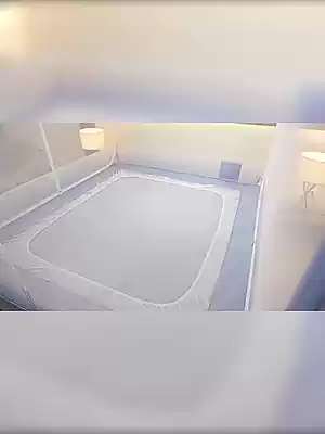 ALEX Bed-sitting type back-to-bottom mosquito net Bed-sitting baby anti-fall yurt zipper mosquito net mosquito net easy to remove and wash