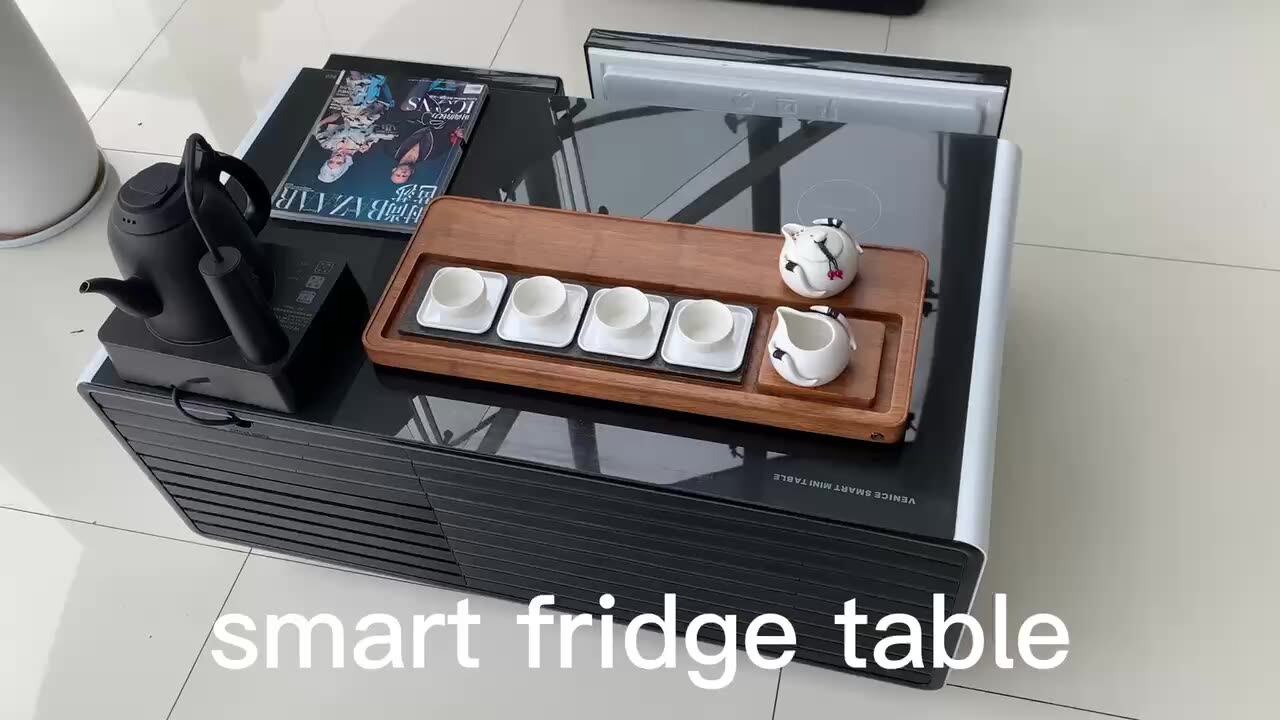 2024 Smart Coffee Table Smart Refrigerator With Wireless Charging