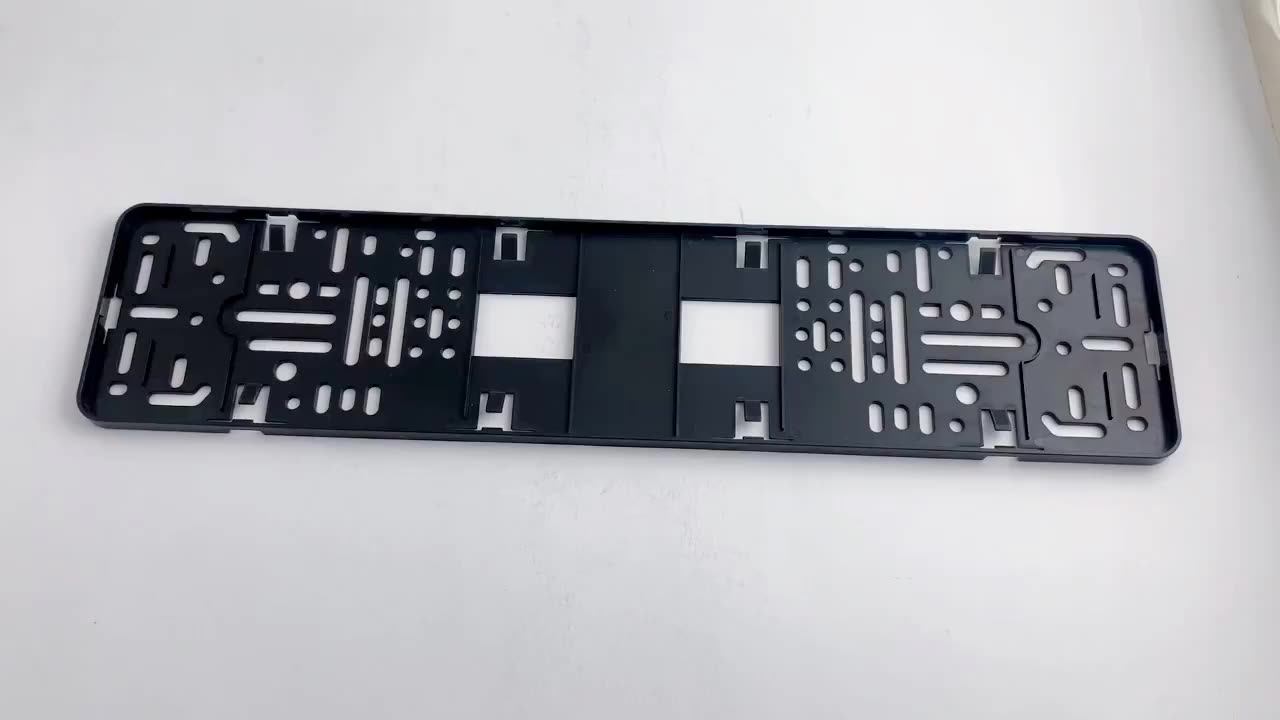 Custom Plastic European License Plate Frame Germany Car Number Plate