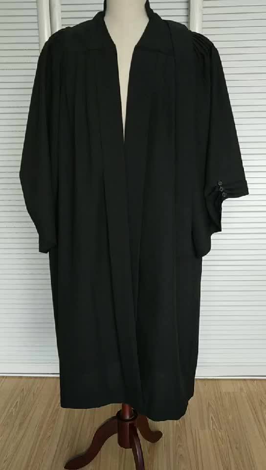 Fancy Wool Juristic Uniform Magistrate Robe - Buy Magistrate Robe ...