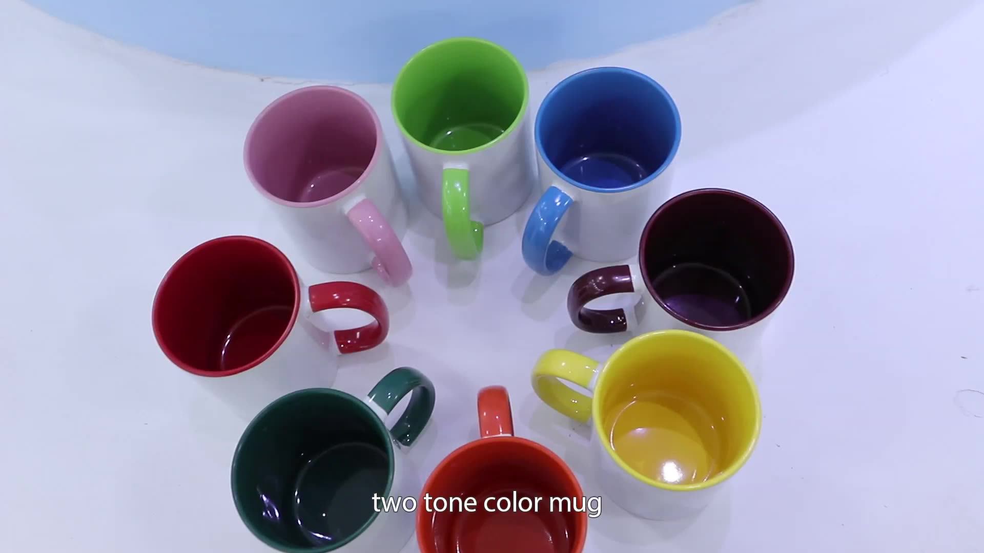 Dishwasher Safe Mugfavor Personalized 15 Oz Large Two Tone Custom Color