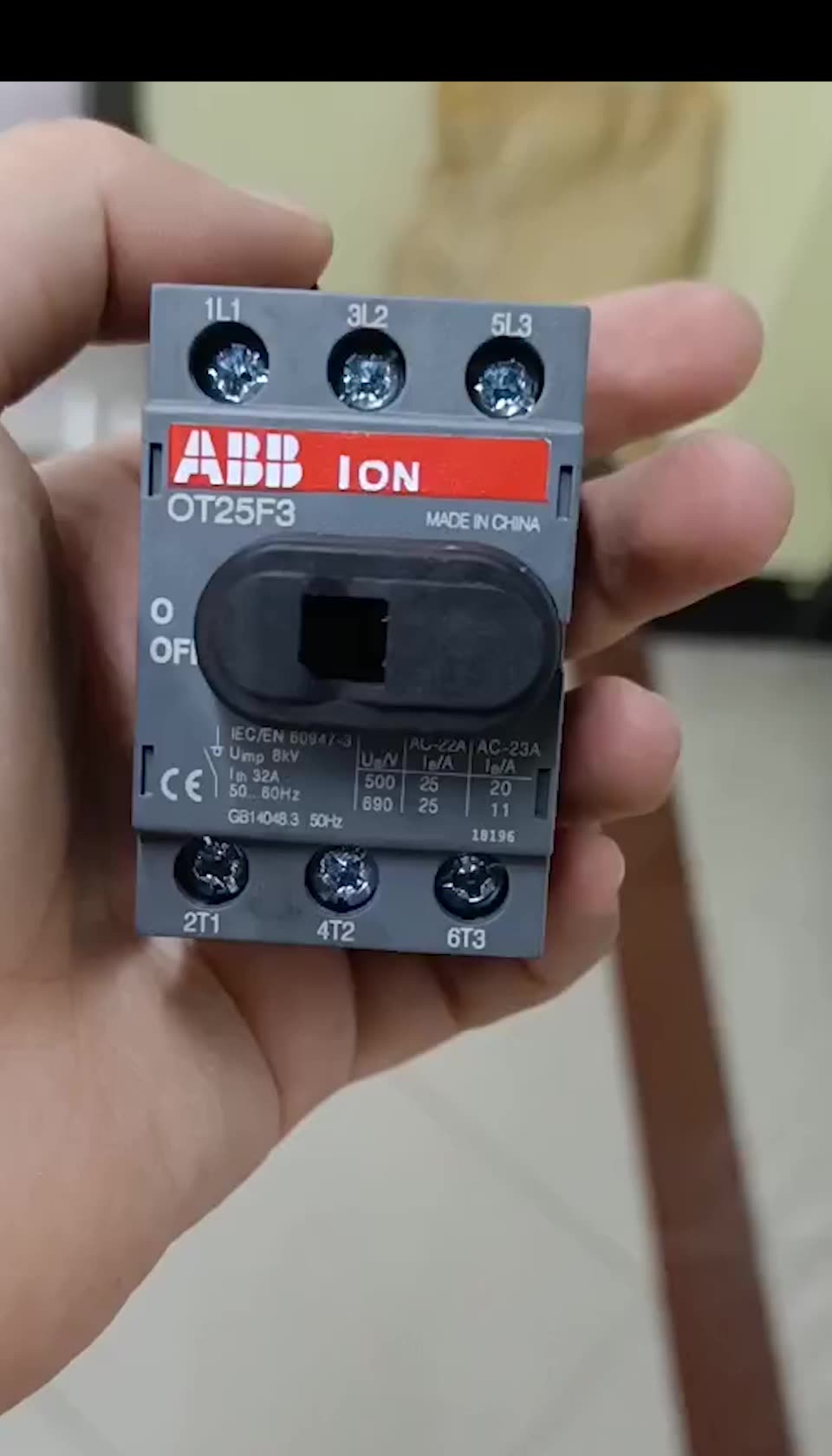 Original Abbc Ac Contactors Ax40301080*220230v50hz/230240v60hz