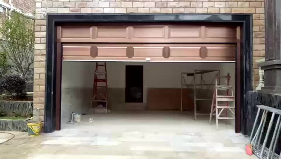 Puerta De Garaje Automática De Aluminio De Buena Calidad Y Lujo A La