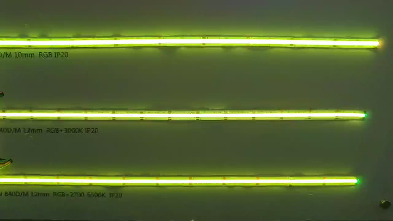 Banqcn Fcob Cob Rgb Flexible High Density Uniform Light Strip 810leds/m ...