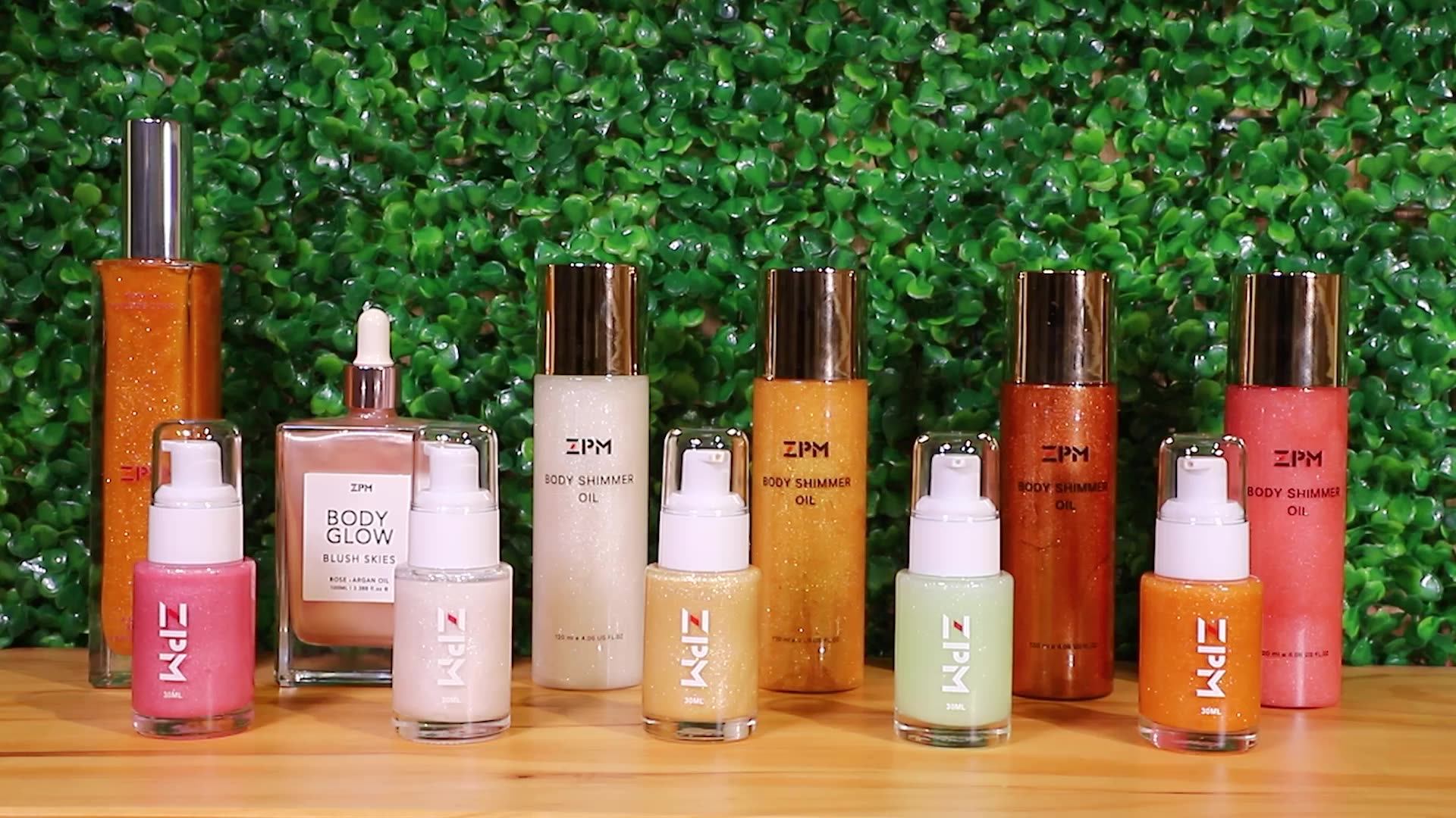 Fake Tanner Body Oil Gloss Nourishing Coconut Oil Soothing Monoi