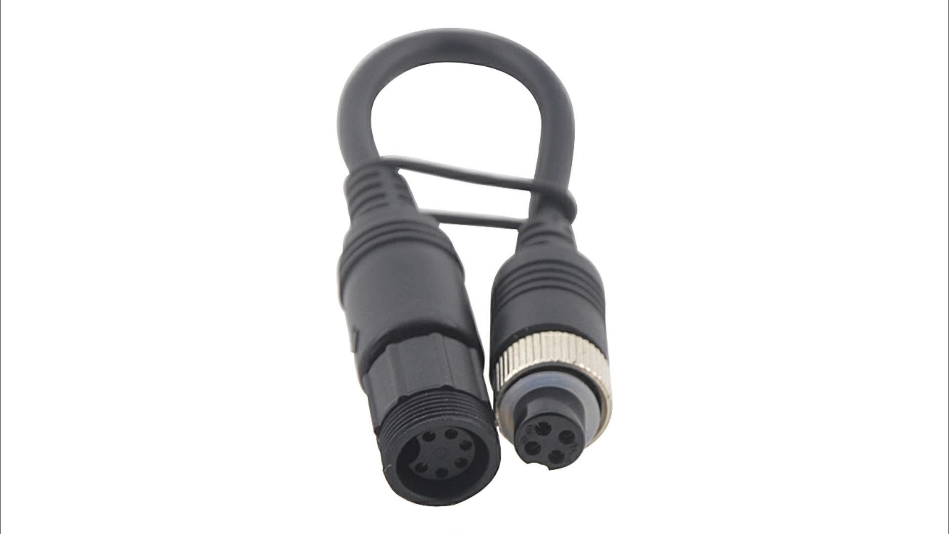 6pin Din Waeco Cable For Truck Rear Voew Camera System Buy 6pin Din