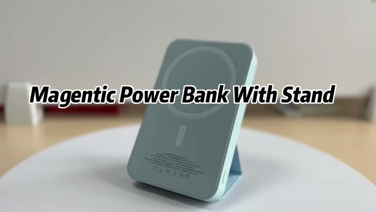 Latest Design Portable Slim Battery Pack Wireless Chargers Power Bank 10000mah Magsaf