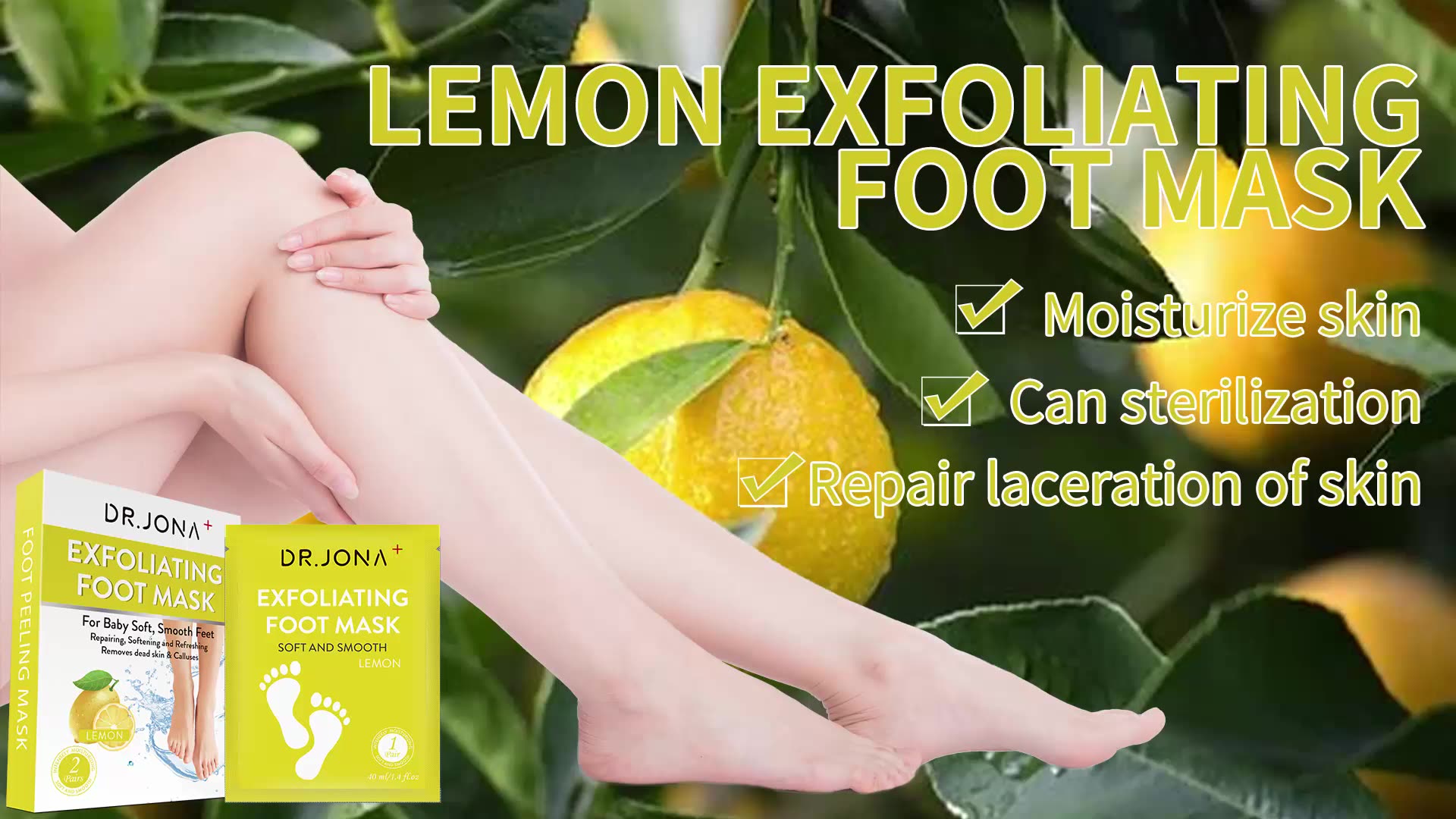 Private Label Lemon Exfoliating Foot Callus Remover Best Effective Dead