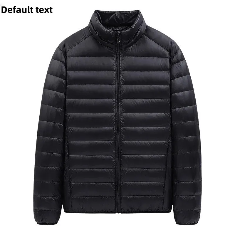 2024 Winter plus size Men's Cotton-padded jacket Short Light and Thin Warm Cotton-padded Clothes Work Clothes Labor Protection Small Cotton-padded Coat Men's Coat