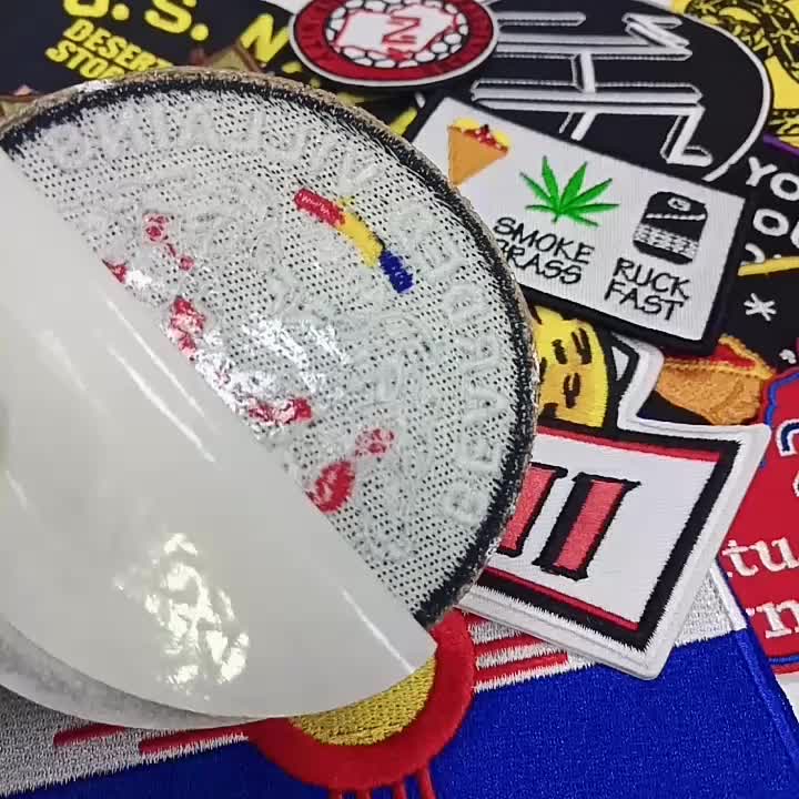 Personalized Self Adhesive Custom Embroidery Patch For Clothing Buy