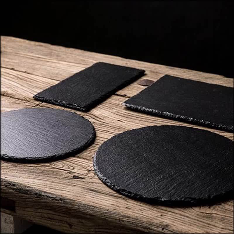Black Stone Ceramic Set Cheap Bulk Weddings Dinner Plates,Wholesale