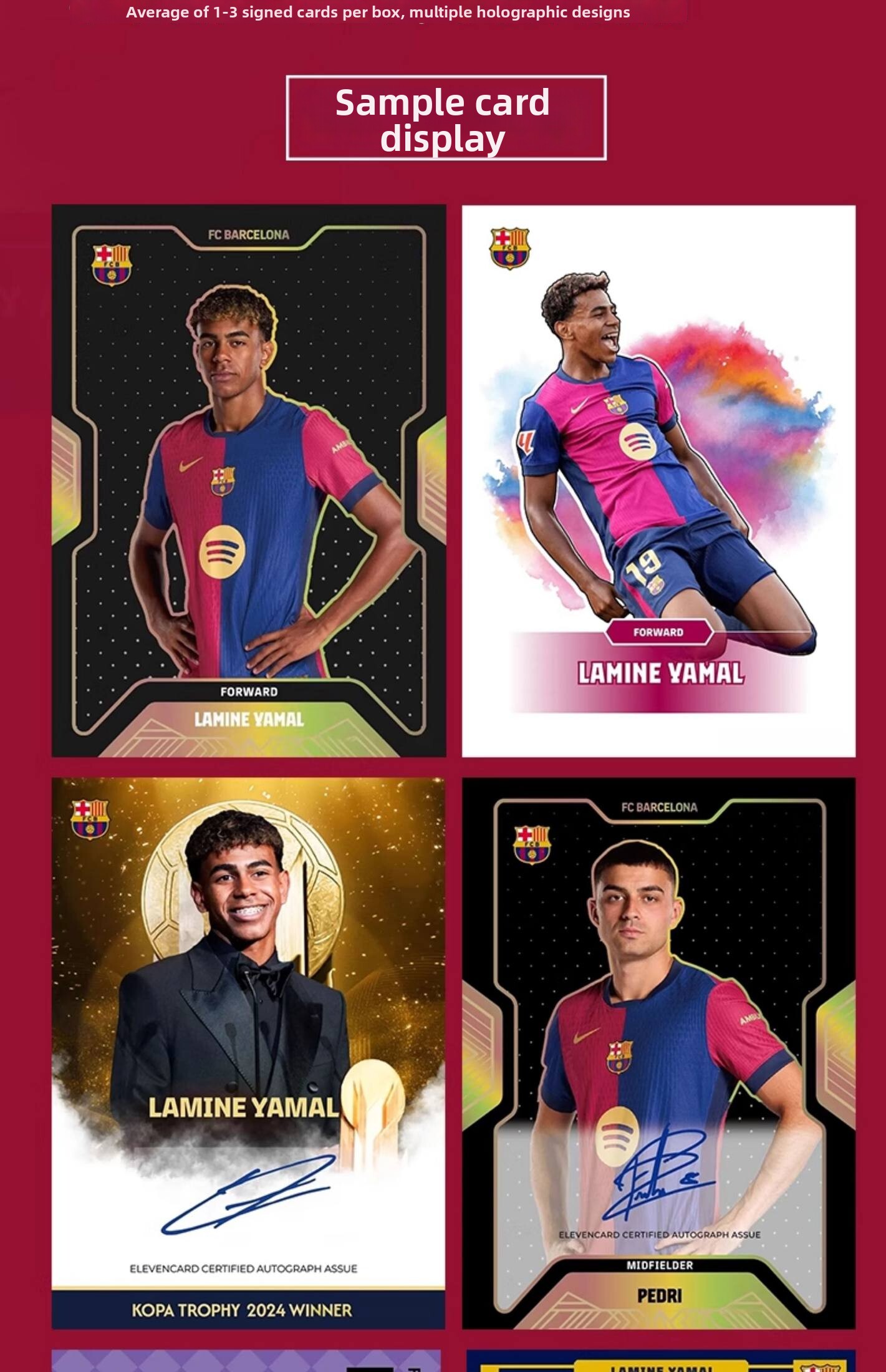 24-25 elevencard barcelona refraction series blind box: the ultimate collection for football fans! 24-25 elevencard barcelona refraction series blind box: the ultimate collection for football fans!