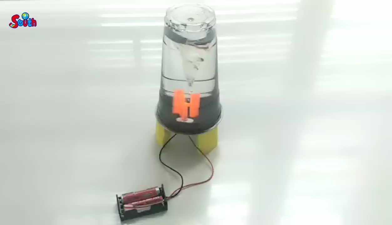 Educational Water Vortex Maker Machine Set Kid Diy Cyclone Maker