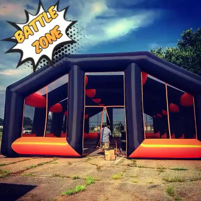 Inflatable Football Team's Training Lounge Tent Paintball Inflatables