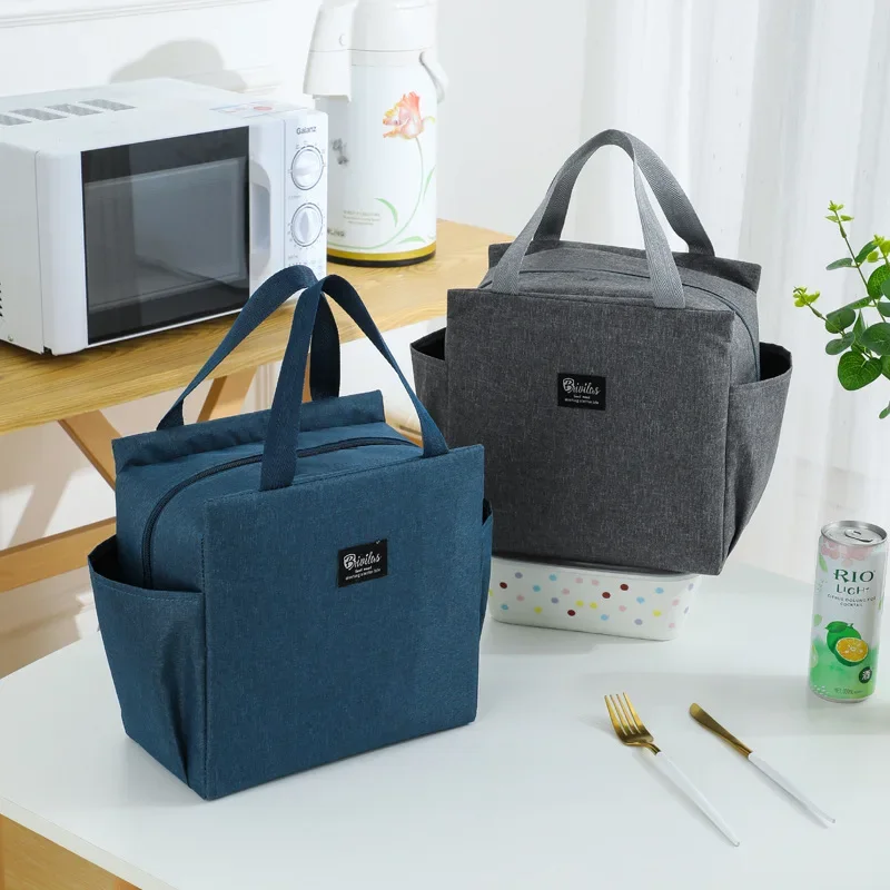 Insulated Lunch Box Bag Lunch Bag Aluminum Foil New Large Capacity Cold Preservation Bag for Work Student Lunch Bag