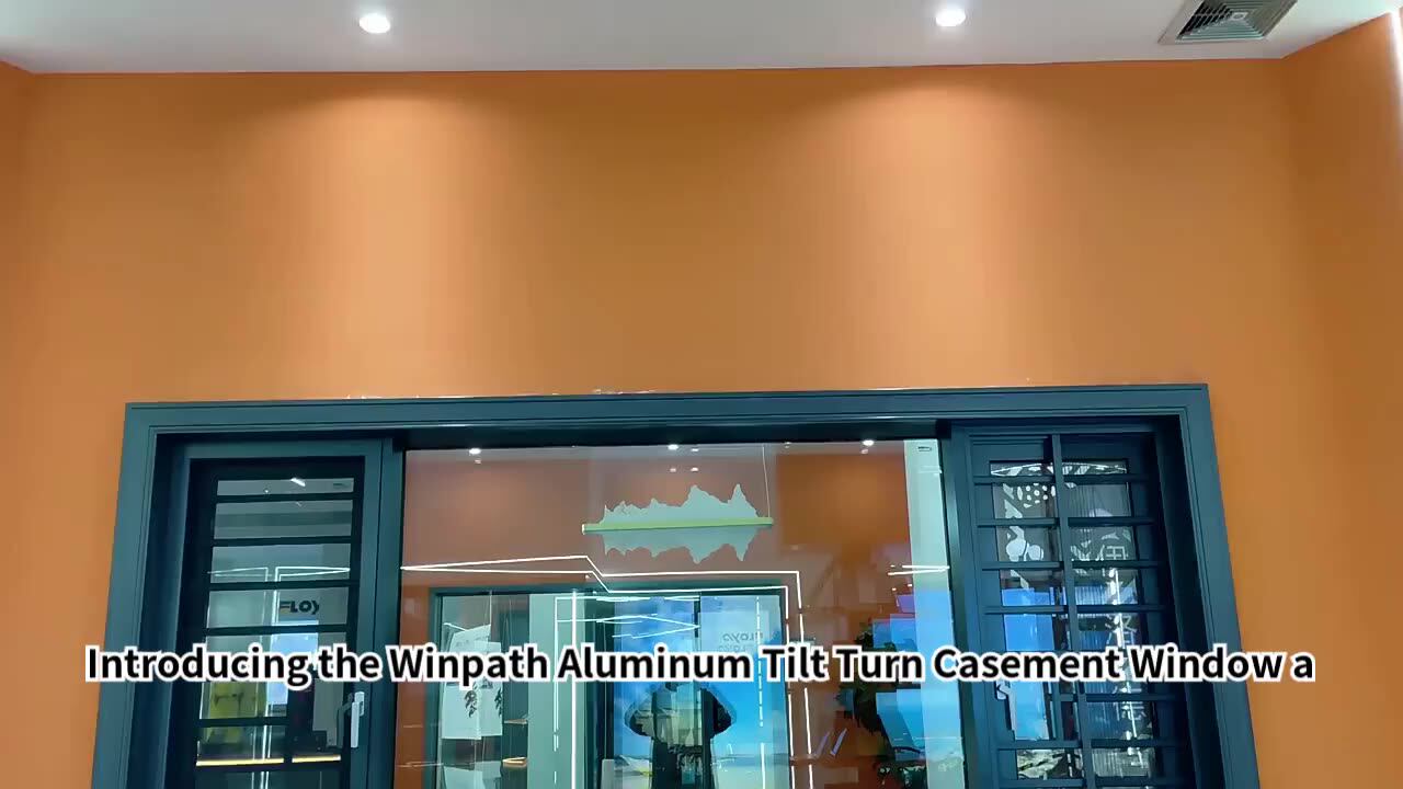 Aluminum Tilt Turn Casement Window Tempered Glass Soundproof Exterior ...