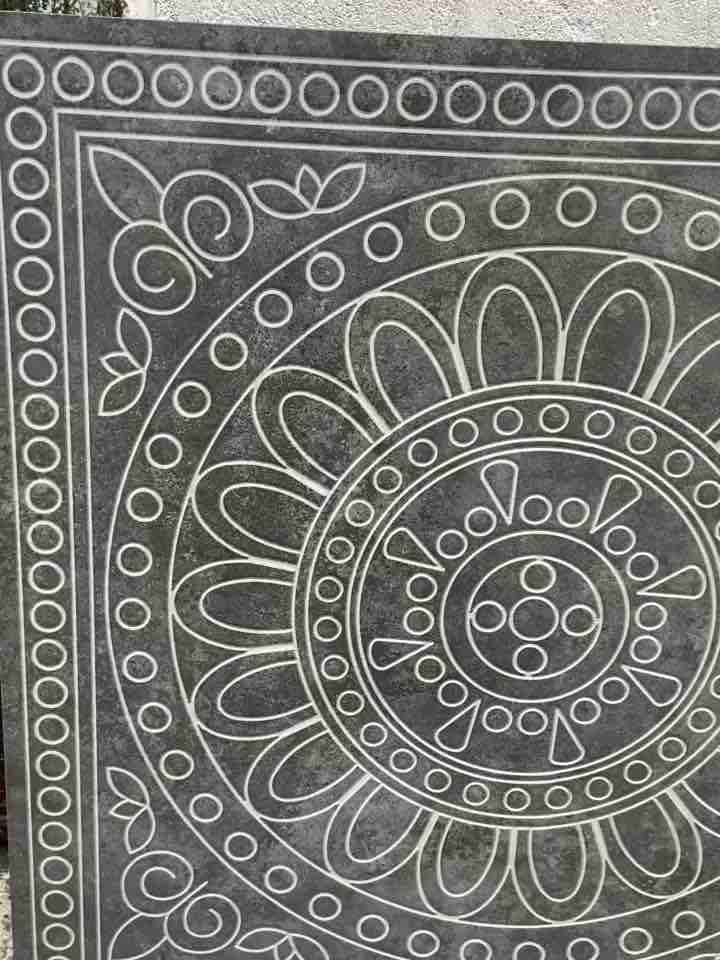 Chinese yard Garden floor tiles 600x600 Outdoor courtyard non-slip floor tiles Villa terrace antifreeze floor tiles