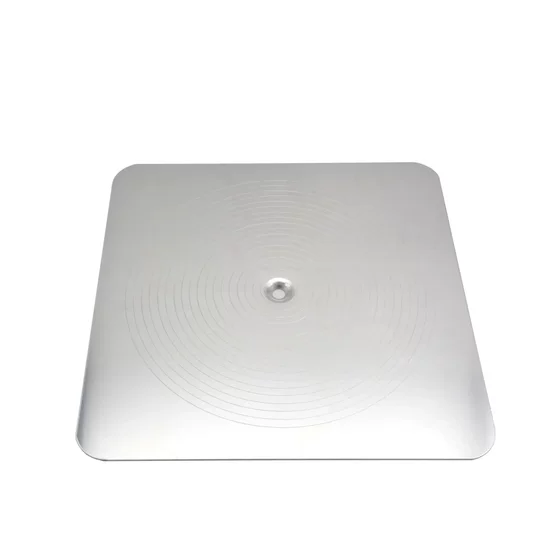Grey board factory direct aluminum plate yellow and black two-color handle clay board craftsman working tools gray board clay board