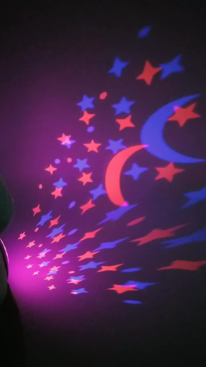 Baby Sleep Aid Soothing Shusher Sound Machine Moon & Star Light