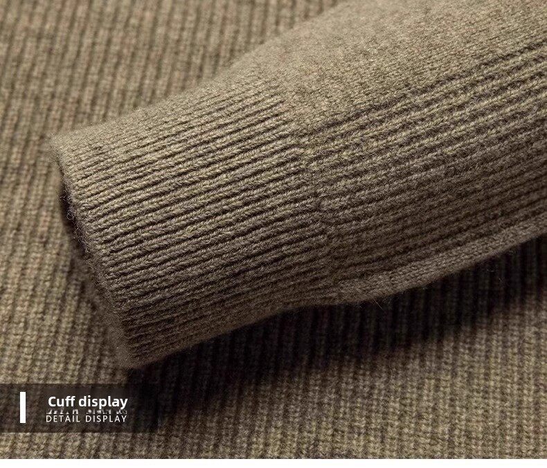 Рубашка, шерстяной свитер, приятная телу корейская трикотажная демисезонная шерстяная утепленный лонгслив, высокий воротник crocodile / crocodile 