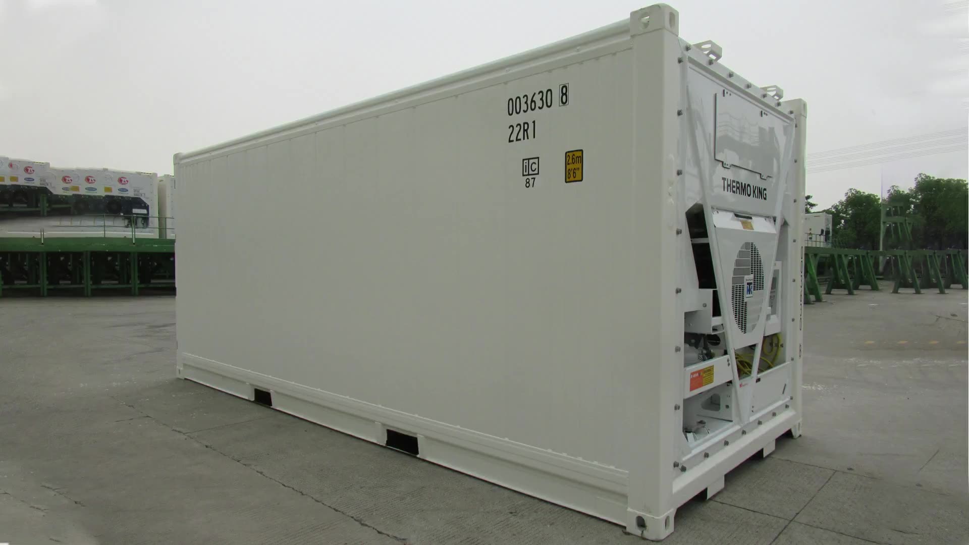 ตู้แช่เย็นขนาด20ฟุต,ตู้แช่แข็ง Thermo King 20ft Reefer สินค้าใหม่จาก
