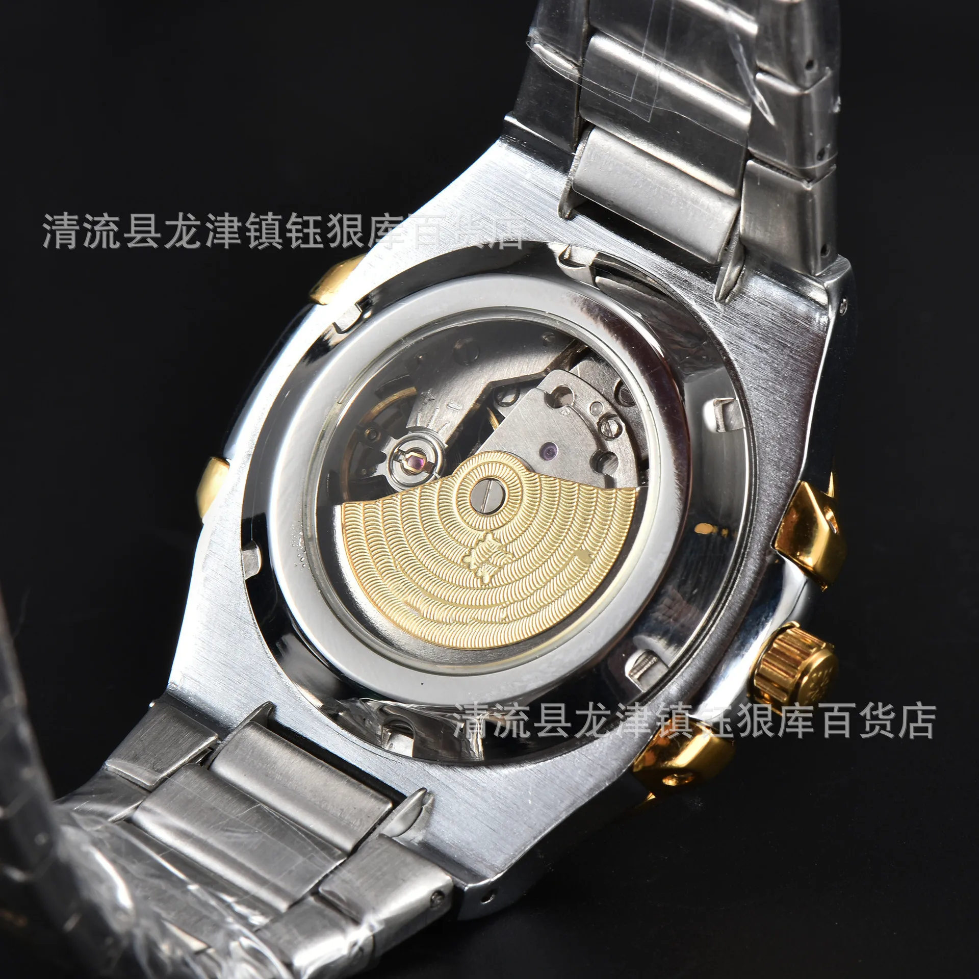 Mechanical steel belt, watch, 2023, for import, wholesale