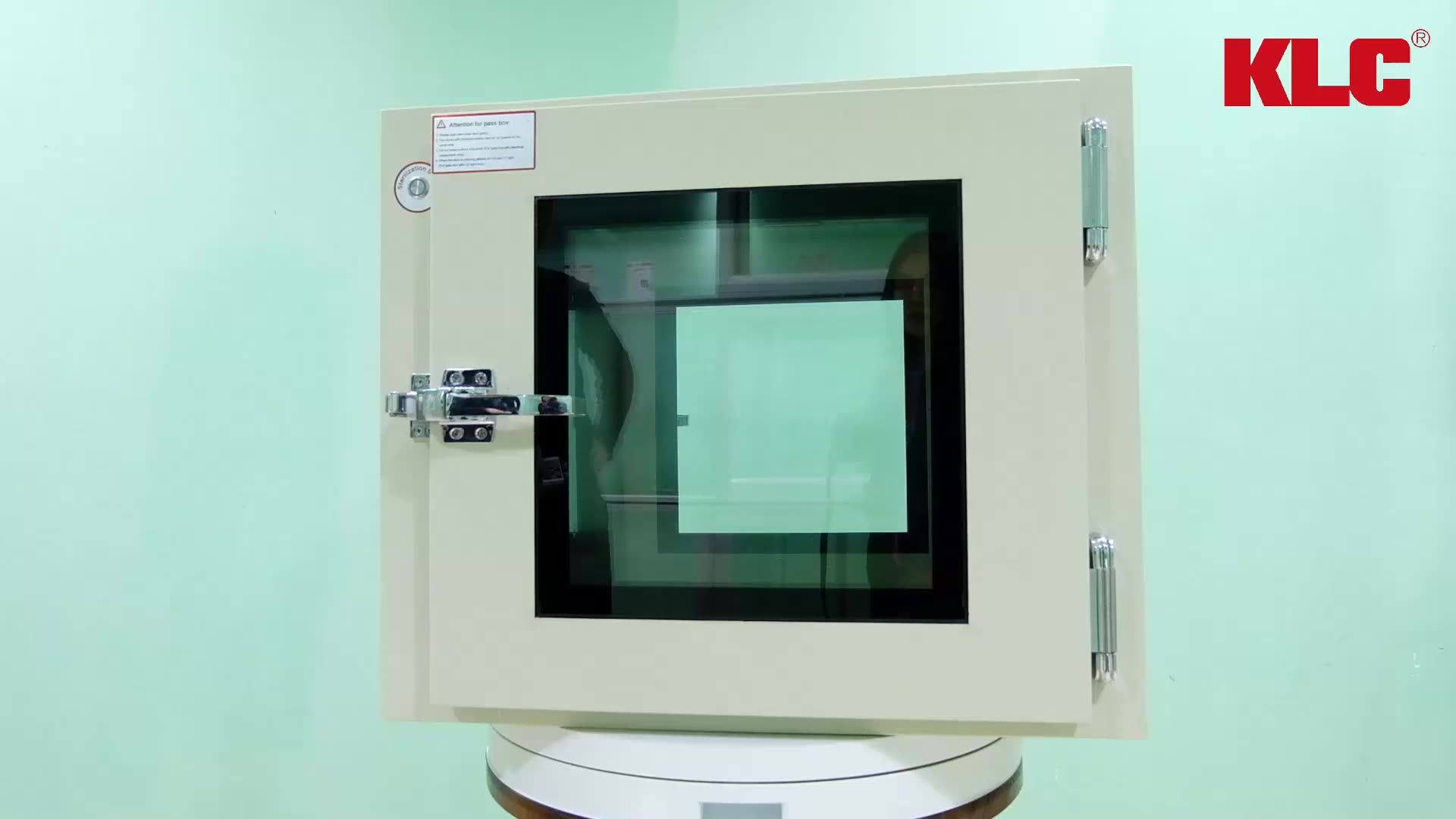 Stainless Steel Pass Box Static Type Electrical Interlock Clean Room