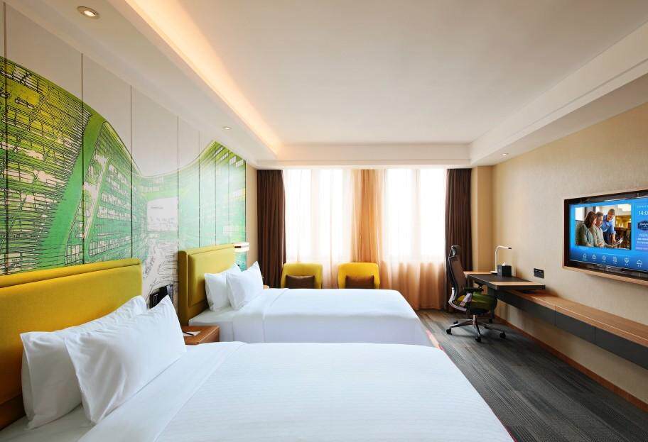 (Calendar Room) Deluxe Twin Room at Hampton by Hilton Shanghai Hongqiao National Convention and Exhibition Center