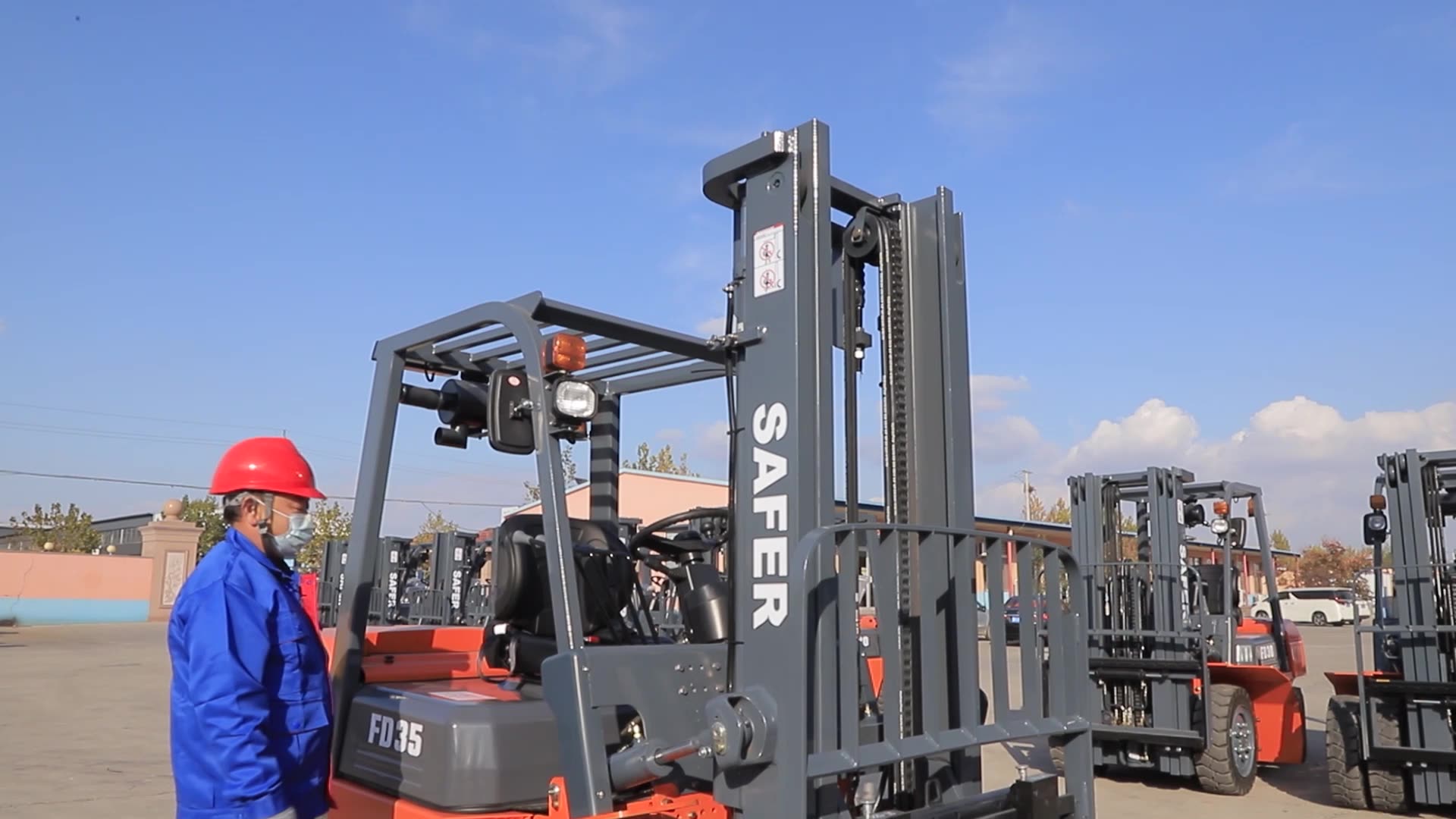 5 Ton Diesel Forklift Doosan with Isuzu Engine - 3000MM Lift