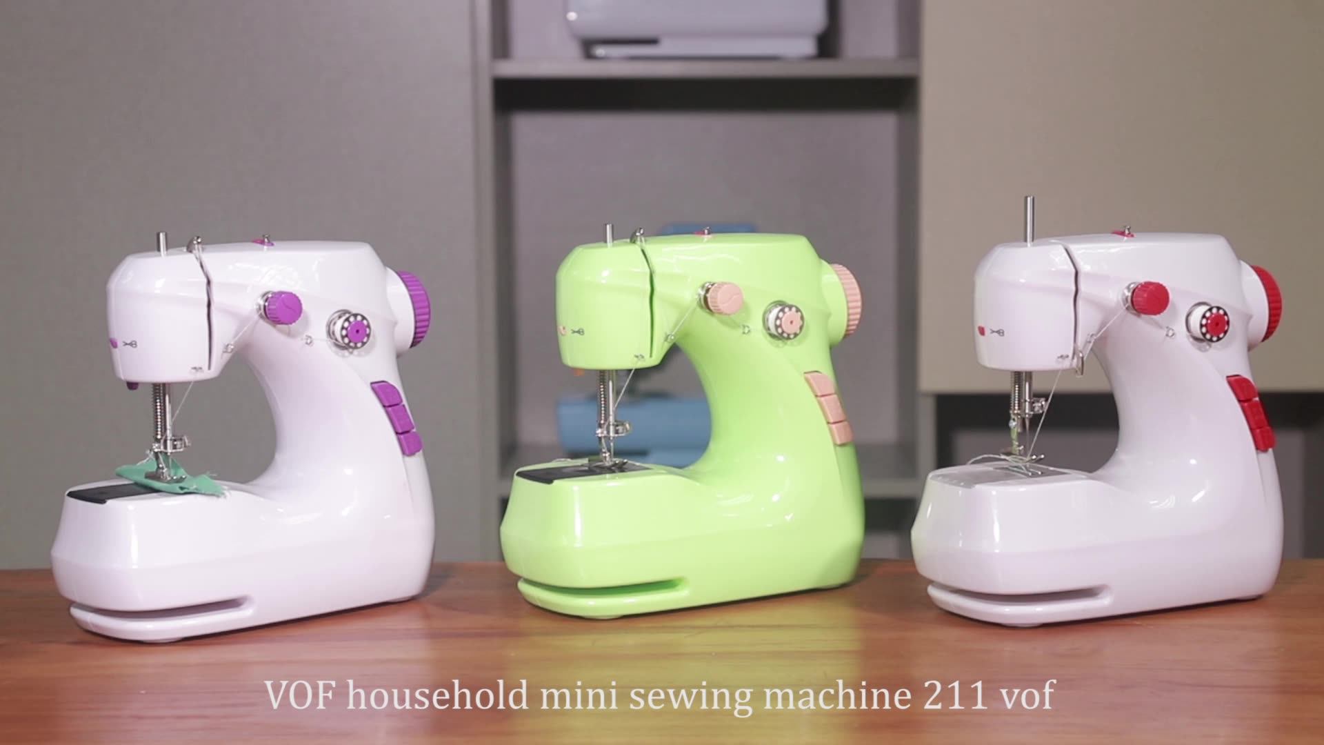 Vof Fhsm211 Mini Electric Household Interlock Full Shuttle Sewing