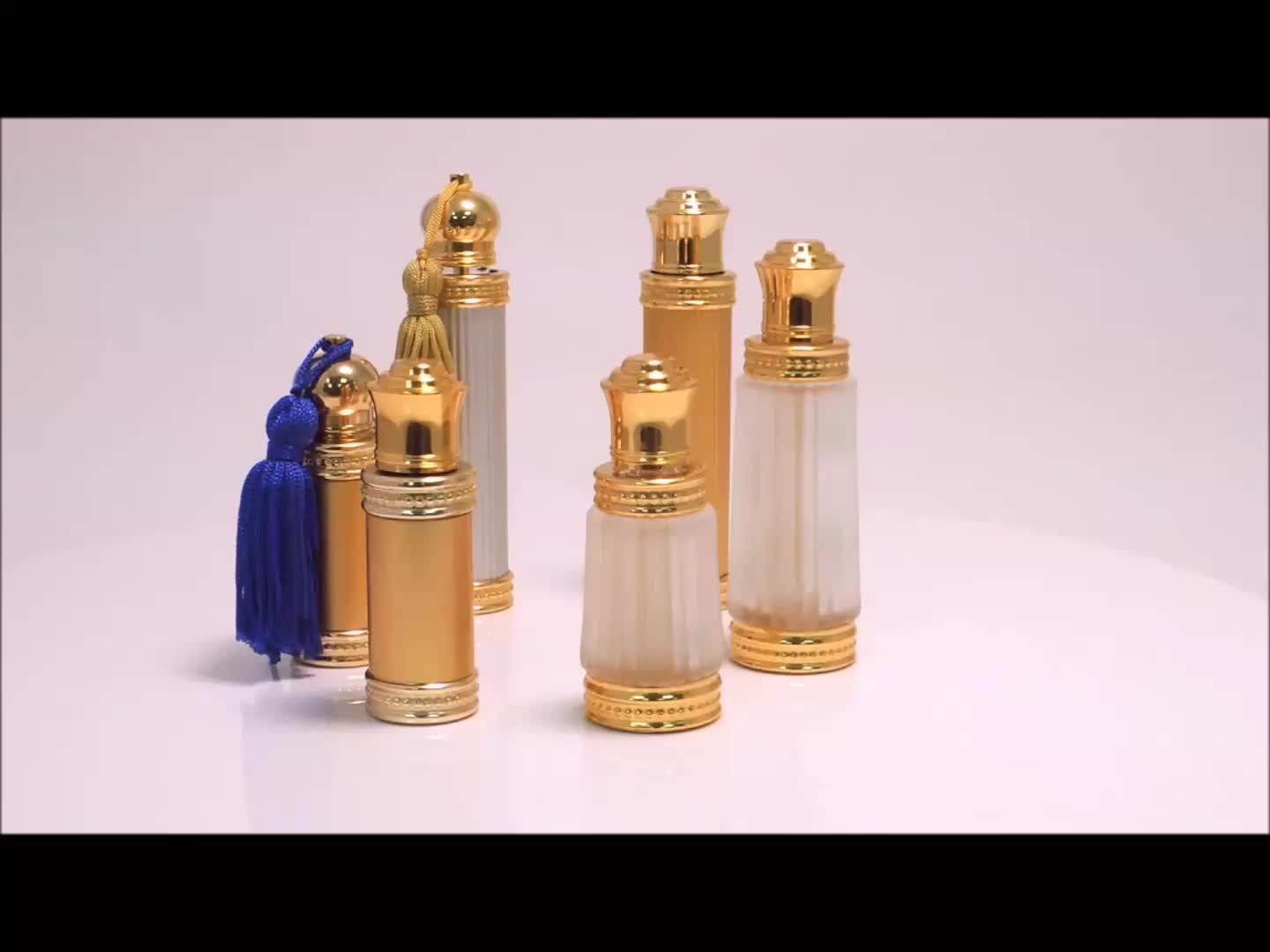 Middle East Perfume 5ml Tassel Woody Oud Fragrance Fancy Attar Bottle