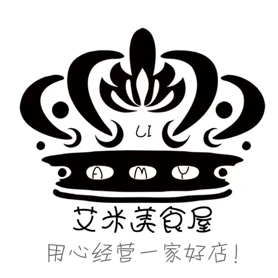 艾米美食屋的LOGO