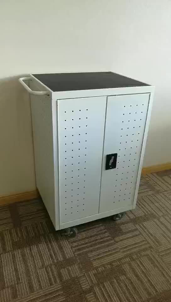 Multi Device Charging Cart Laptop Chromebook Ipad Tablet Storage And