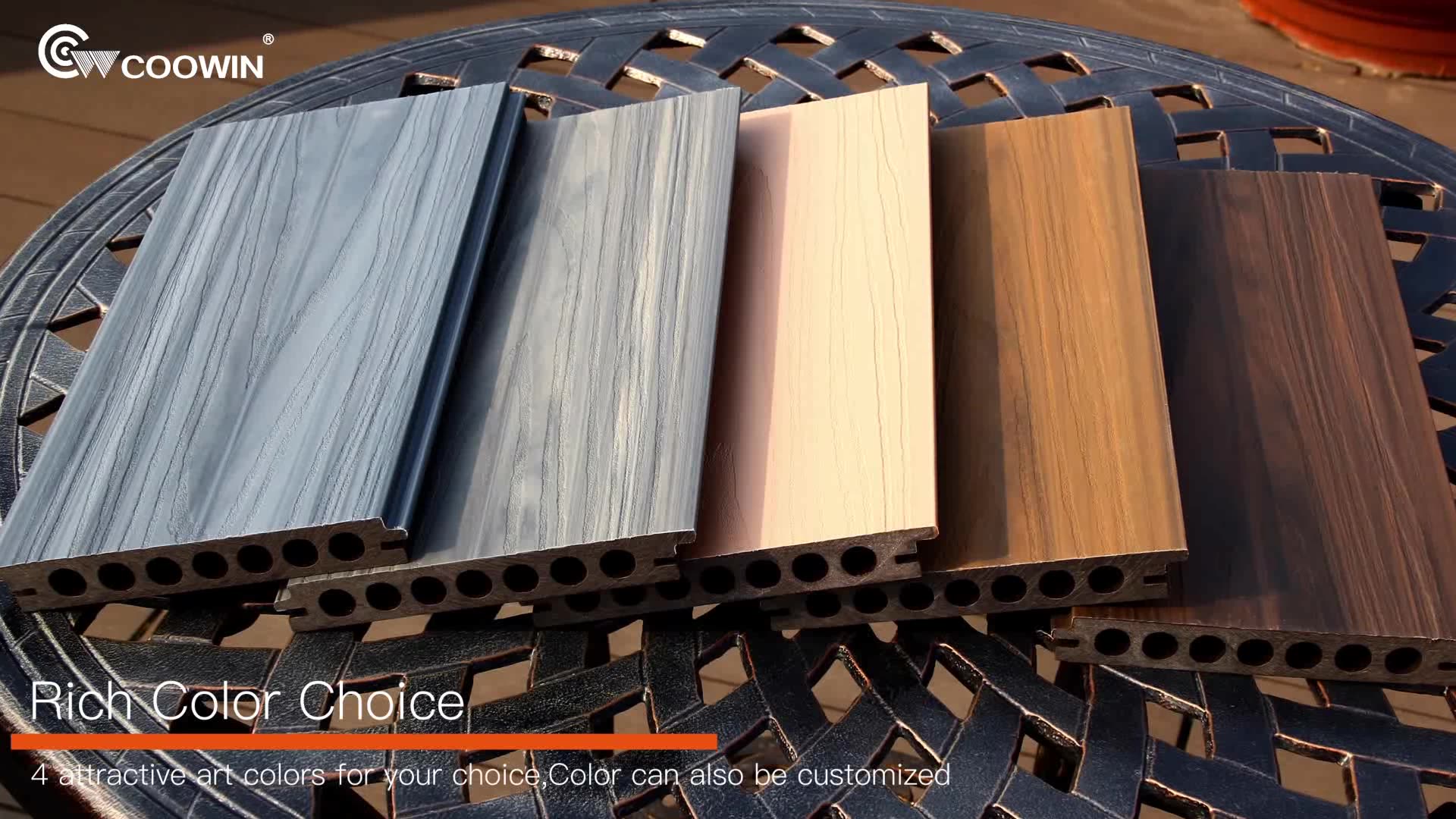 2022 New Generation Sunproof Outdoor Pvc Composite Decking No Gap