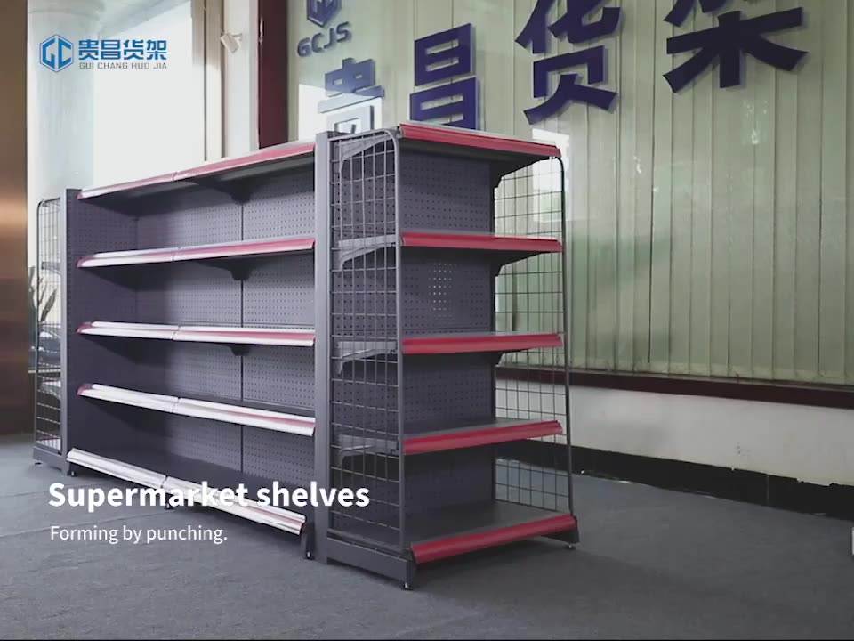 Custom Multifunction Supermarket Shelves Equipment Grocery Store