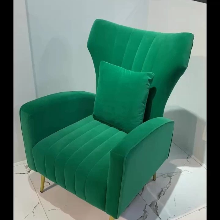 Nordic Single Seater Sofa Living Room Leisure Chair Light Luxury Style