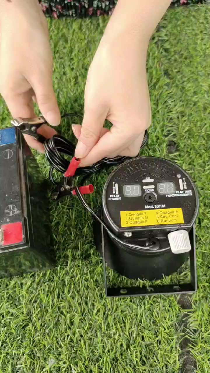 Factory Price Electronic Bird Caller Quail Sounds Mp3 Quail Decoy