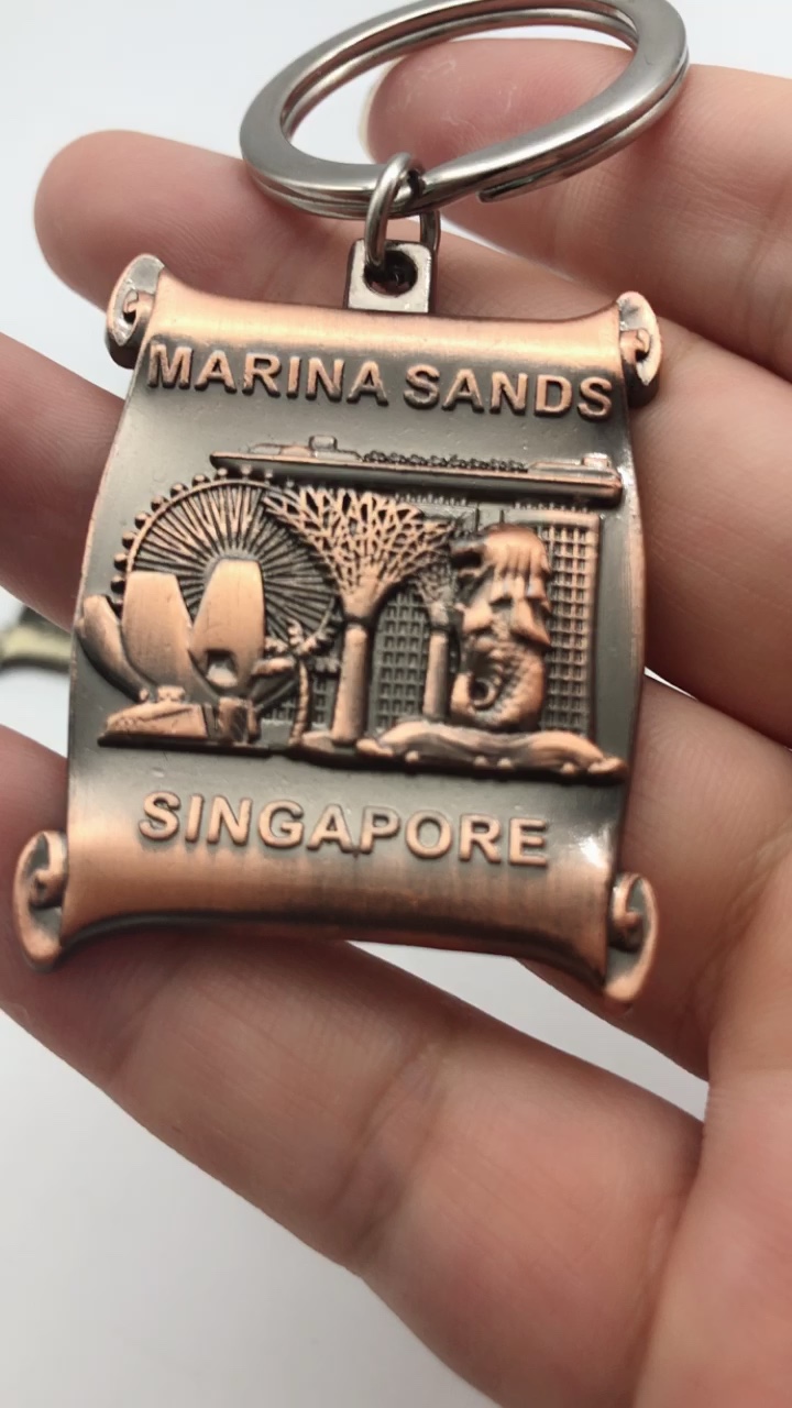 Logoson Famous Brand Singapore Chinatown Souvenir Fridge