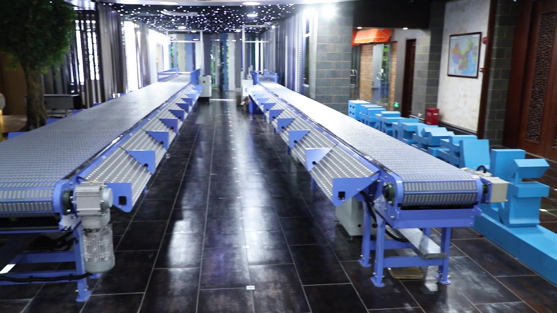 Hongsbelt Iconvey Modular Belt Conveyor Assembly Line Conveyor Systems
